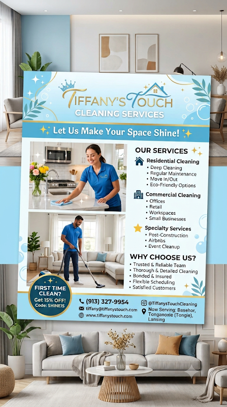 Tiffany's Touch cleaning services
